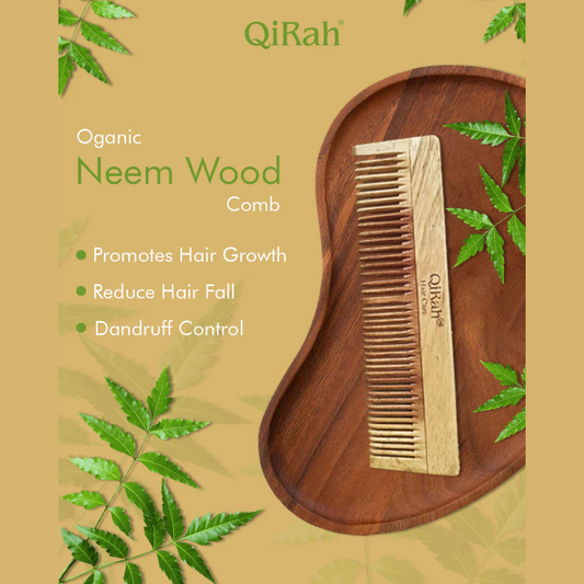 QiRah Neem Wooden Comb